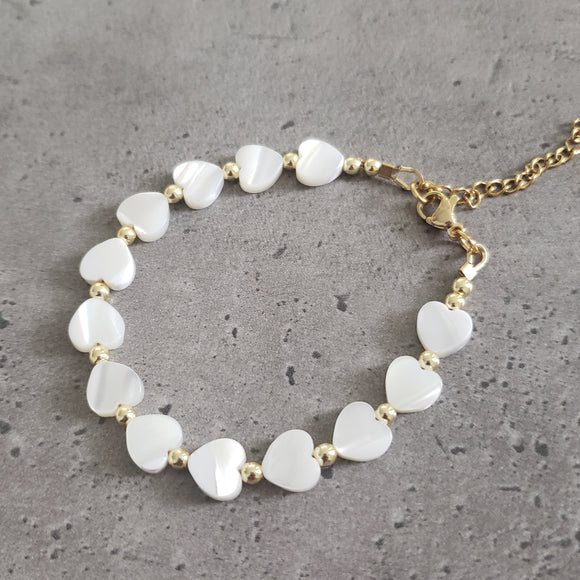 Little Heart Pearl Bracelet