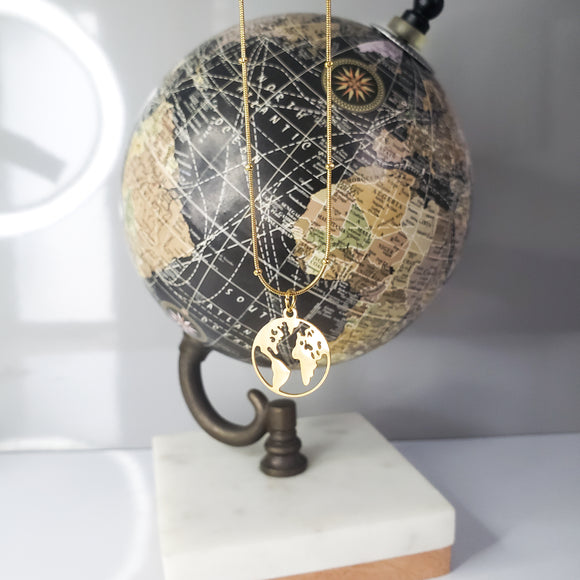 World Travel Necklace