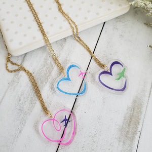 Travel Acrilic Necklace