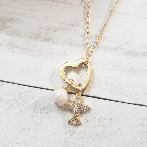 Heart Travel Necklace