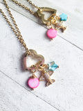 Pink Travel Necklace